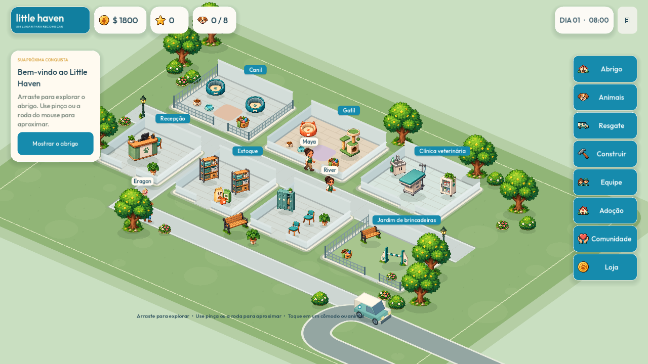 Little Haven shelter with animal care facilities